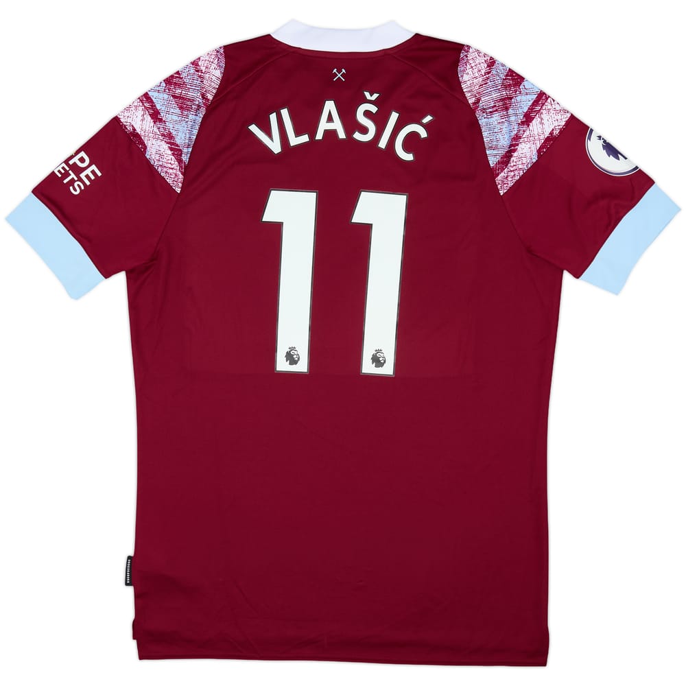 2022-23 West Ham Home Shirt Vlasic #11 - 9/10 - (L)