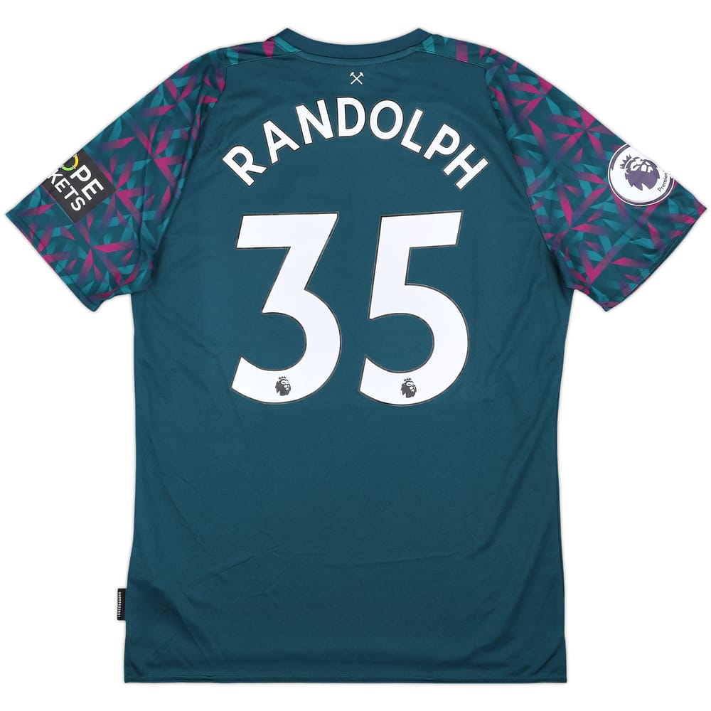 2022-23 West Ham S/S GK Shirt Randolph #35 - 8/10 - (L)