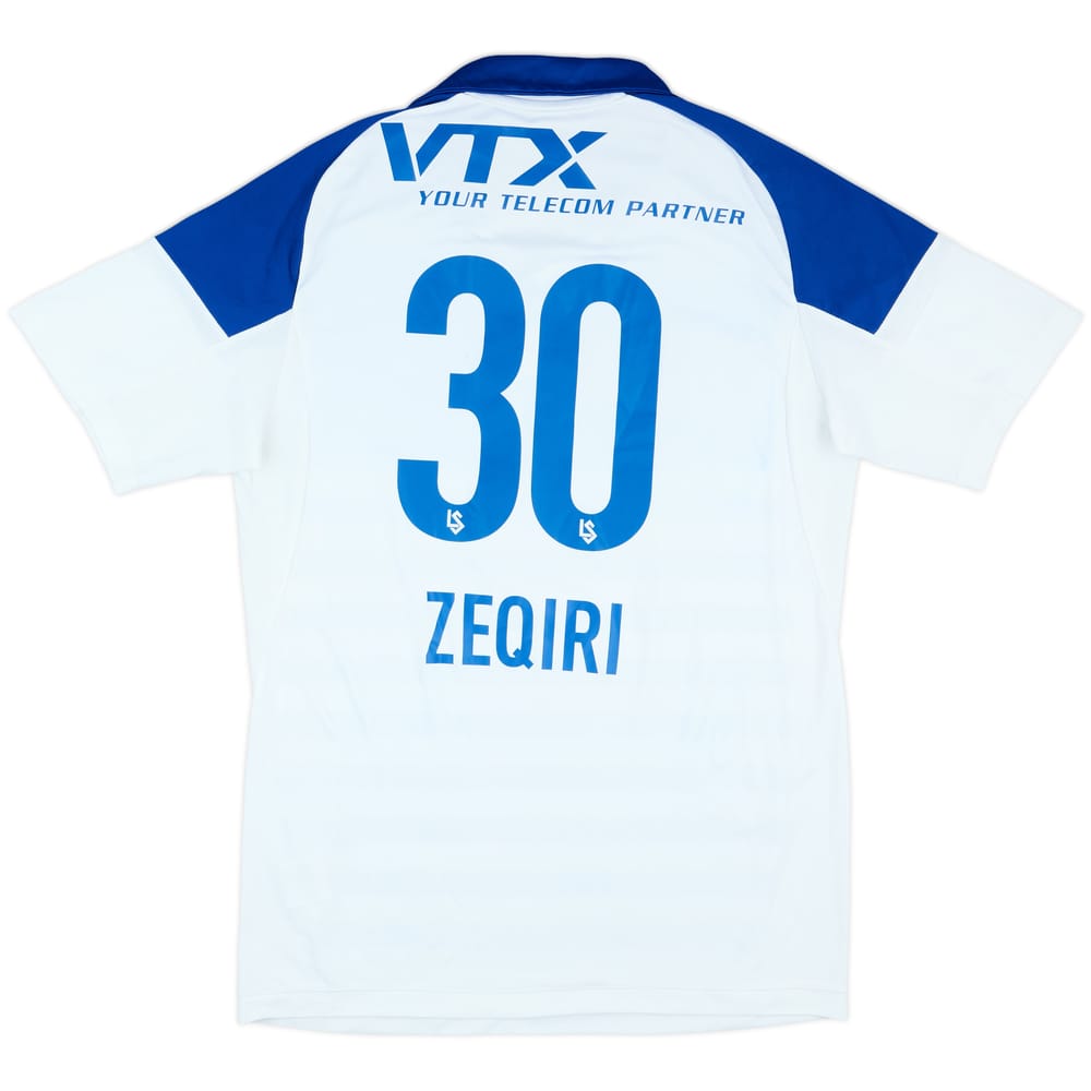 2015-16 Lausanne-Sport Match Issue Home Shirt Zeqiri #30