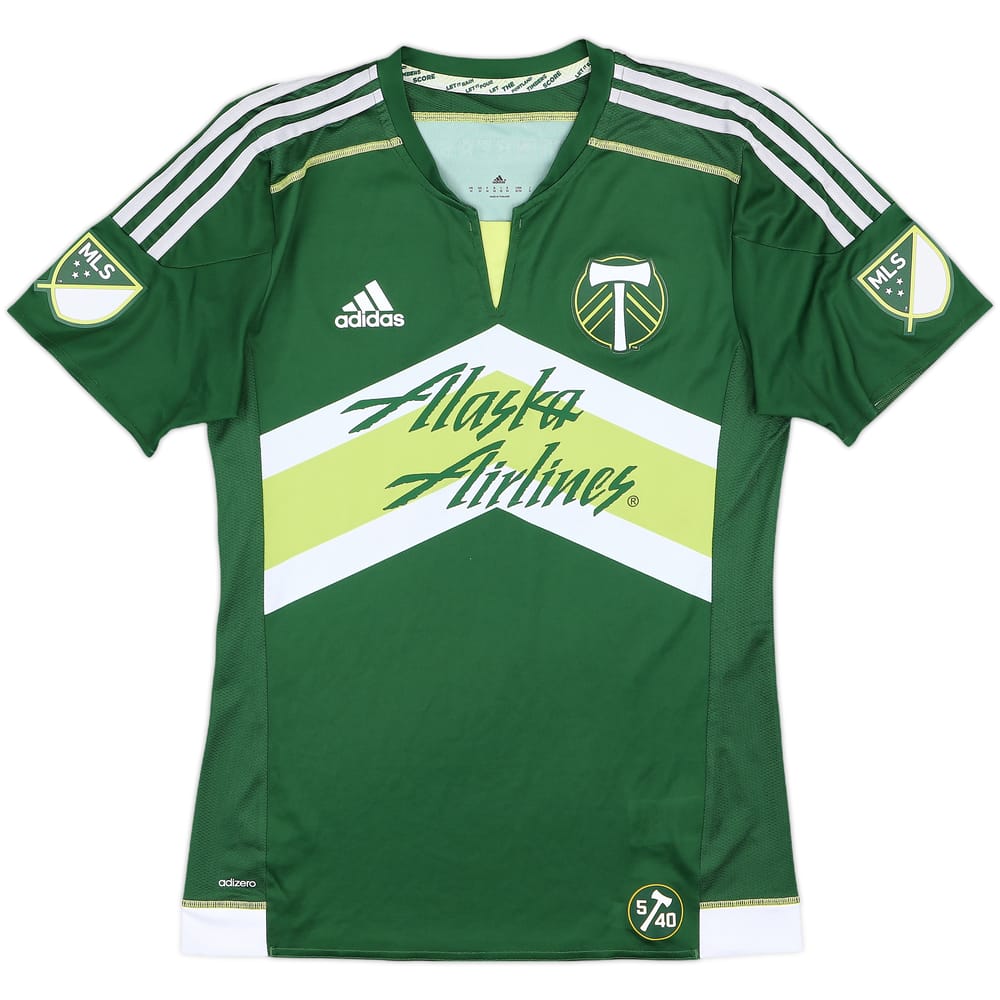 2015 Portland Timbers Authentic Home Shirt - 8/10 - (M)