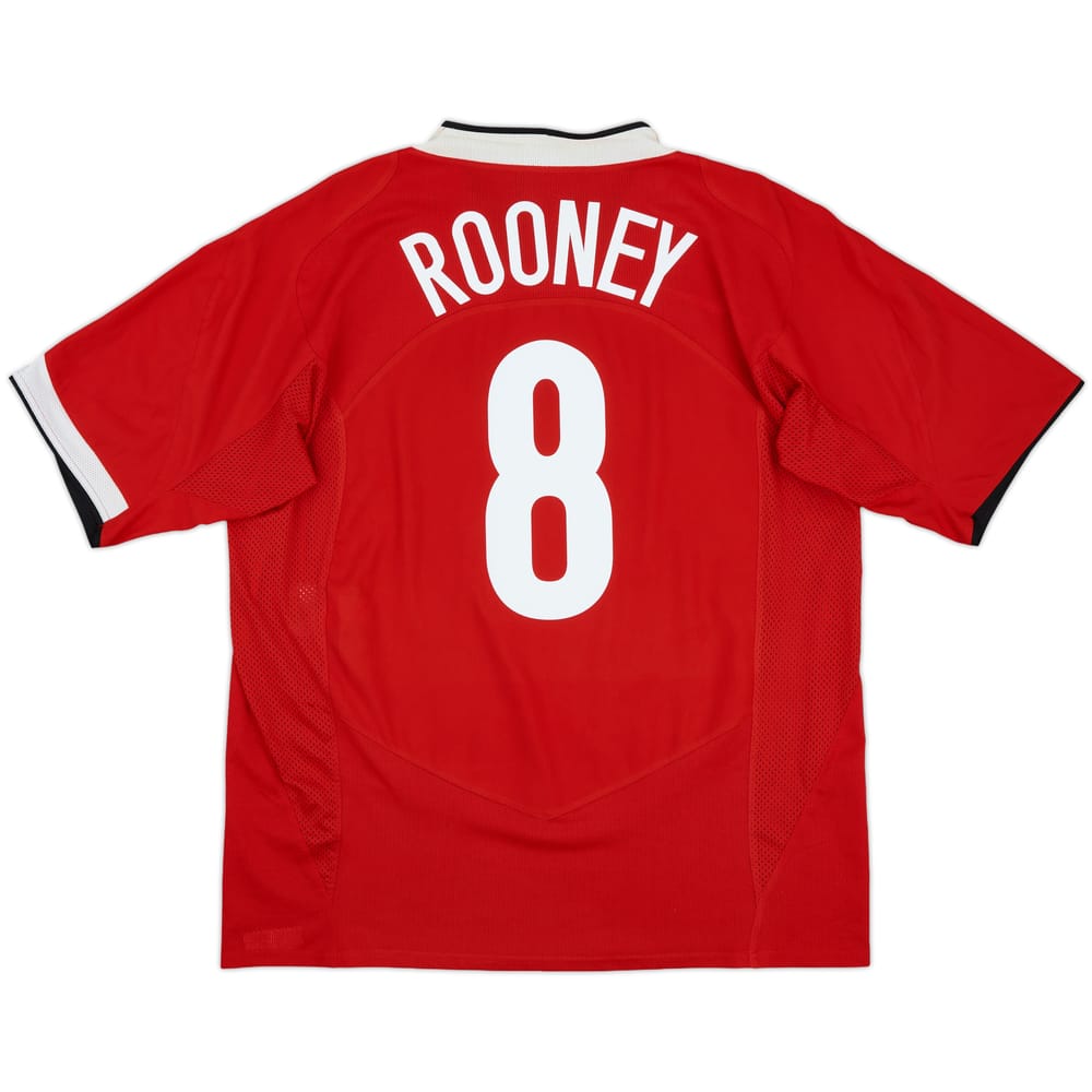 2004-06 Manchester United Home Shirt Rooney #8 - 5/10 - (XL)