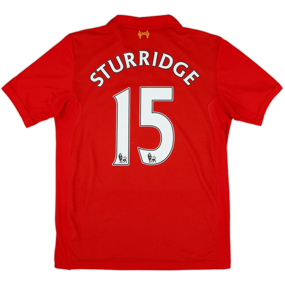 2012-13 Liverpool Home Shirt Sturridge #15 - 8/10 - (M)
