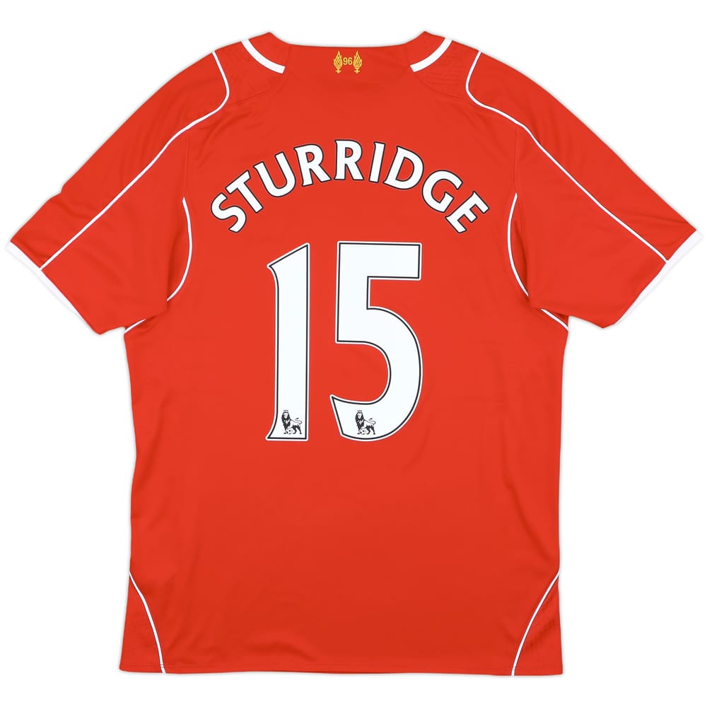 2014-15 Liverpool Home Shirt Sturridge #15 - 7/10 - (M)