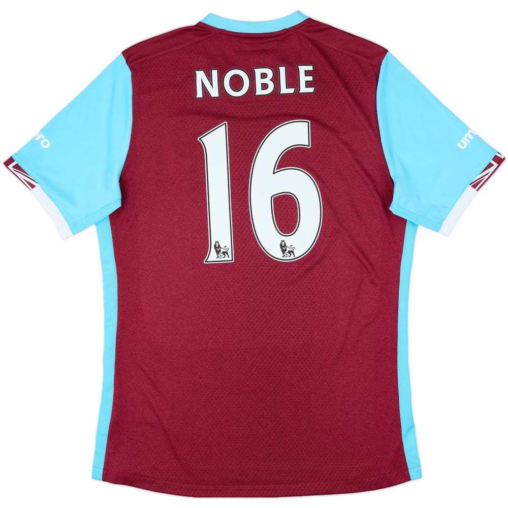 2016-17 West Ham Home Shirt Noble #16 - 9/10 - (L)