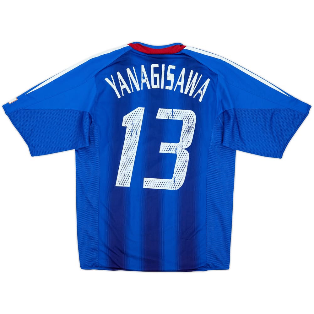 2004-06 Japan Player Issue Home Shirt Yanagisawa #13 - 5/10 - (M)