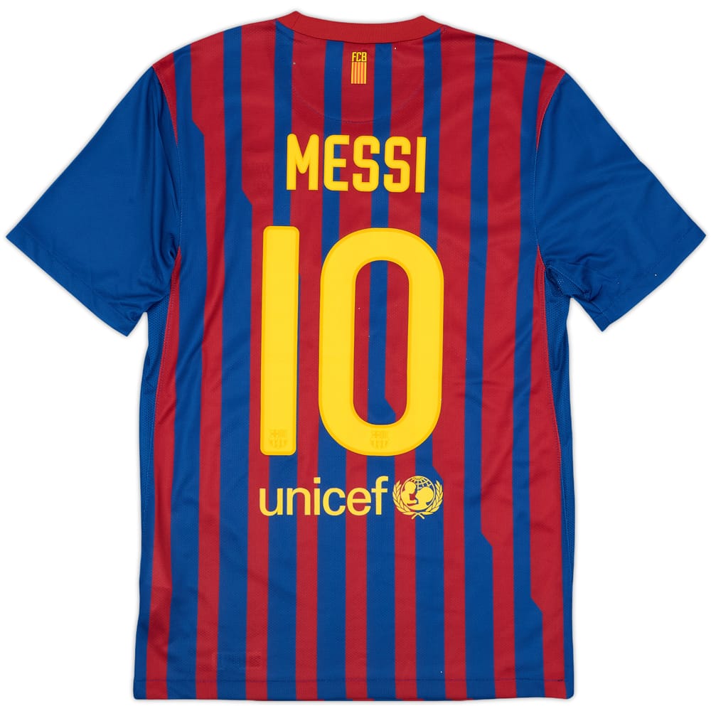 2011-12 Barcelona Home Shirt Messi #10 - 9/10 - (S)