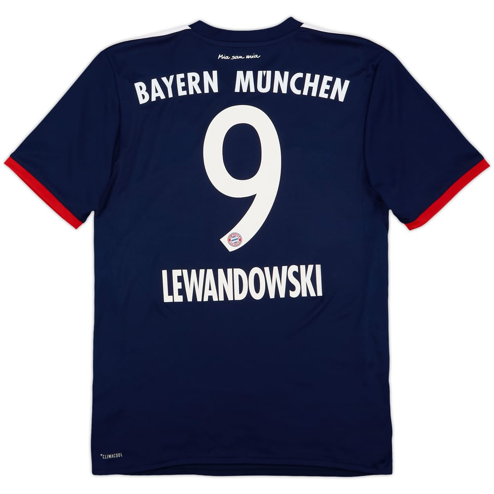 2017-18 Bayern Munich Away Shirt Lewandowski #9 - 10/10 - (S)
