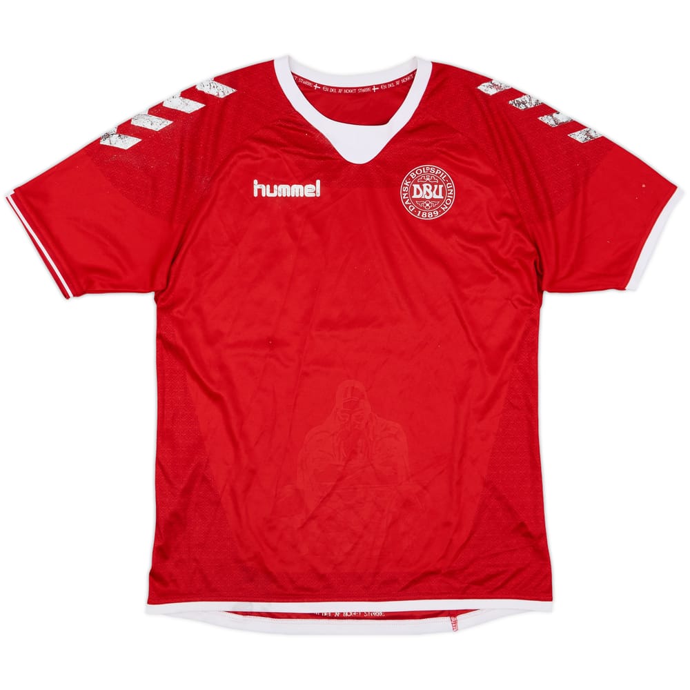 2016-17 Denmark Home Shirt - 4/10 - (L)