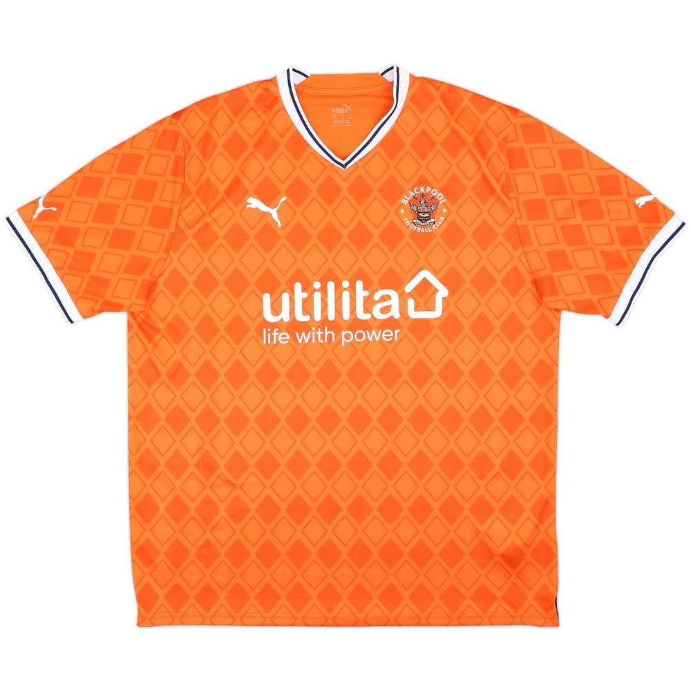 2022-23 Blackpool Home Shirt - 7/10 - (XXL)