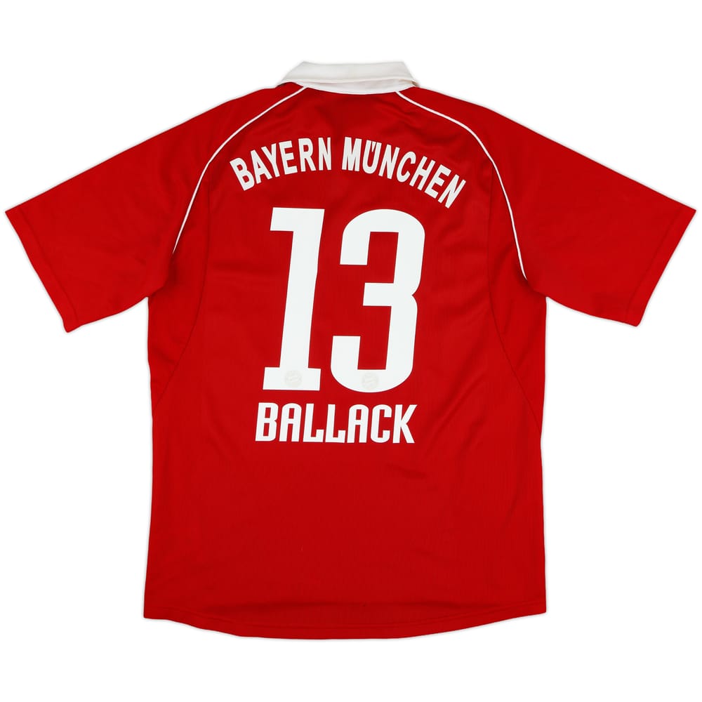 2005-06 Bayern Munich Home Shirt Ballack #13 - 6/10 - (M)