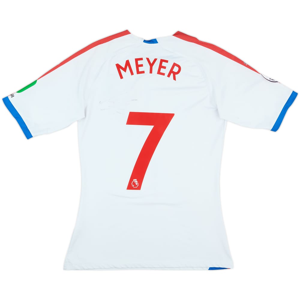 2018-19 Crystal Palace Signed Away Shirt Meyer #7 - 4/10 - (L)