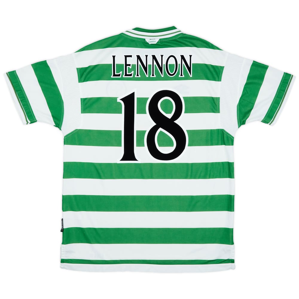 1999-01 Celtic Home Shirt Lennon #18 - 6/10 - (XL)