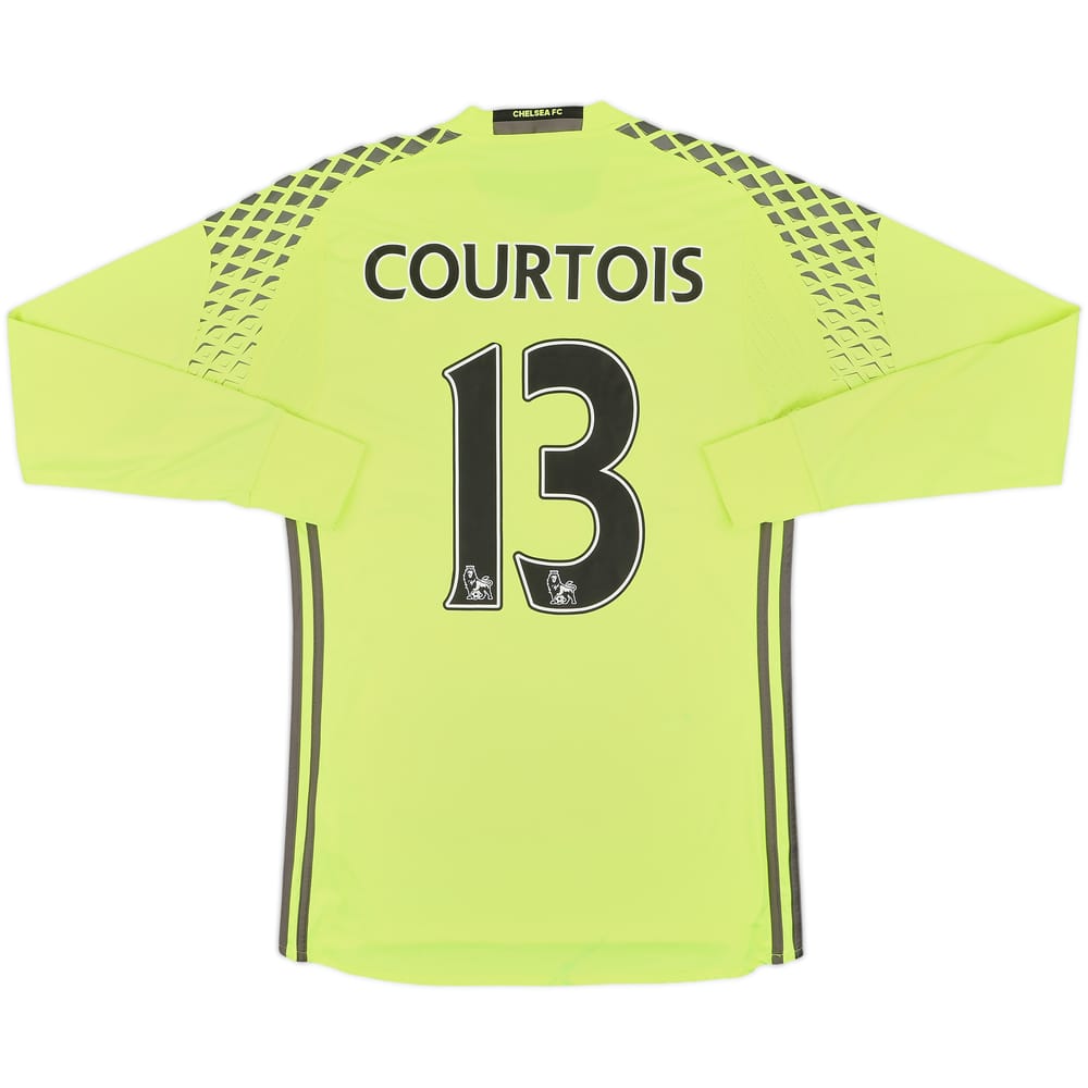 2016-17 Chelsea GK Shirt Courtois #13 - 6/10 - (S)