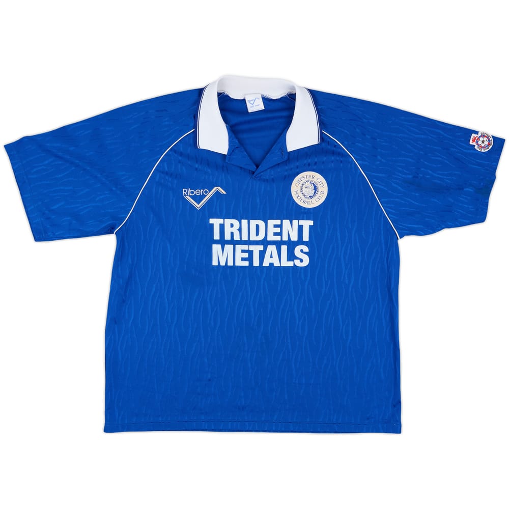 1991-92 Chester City Match Issue Home Shirt #7