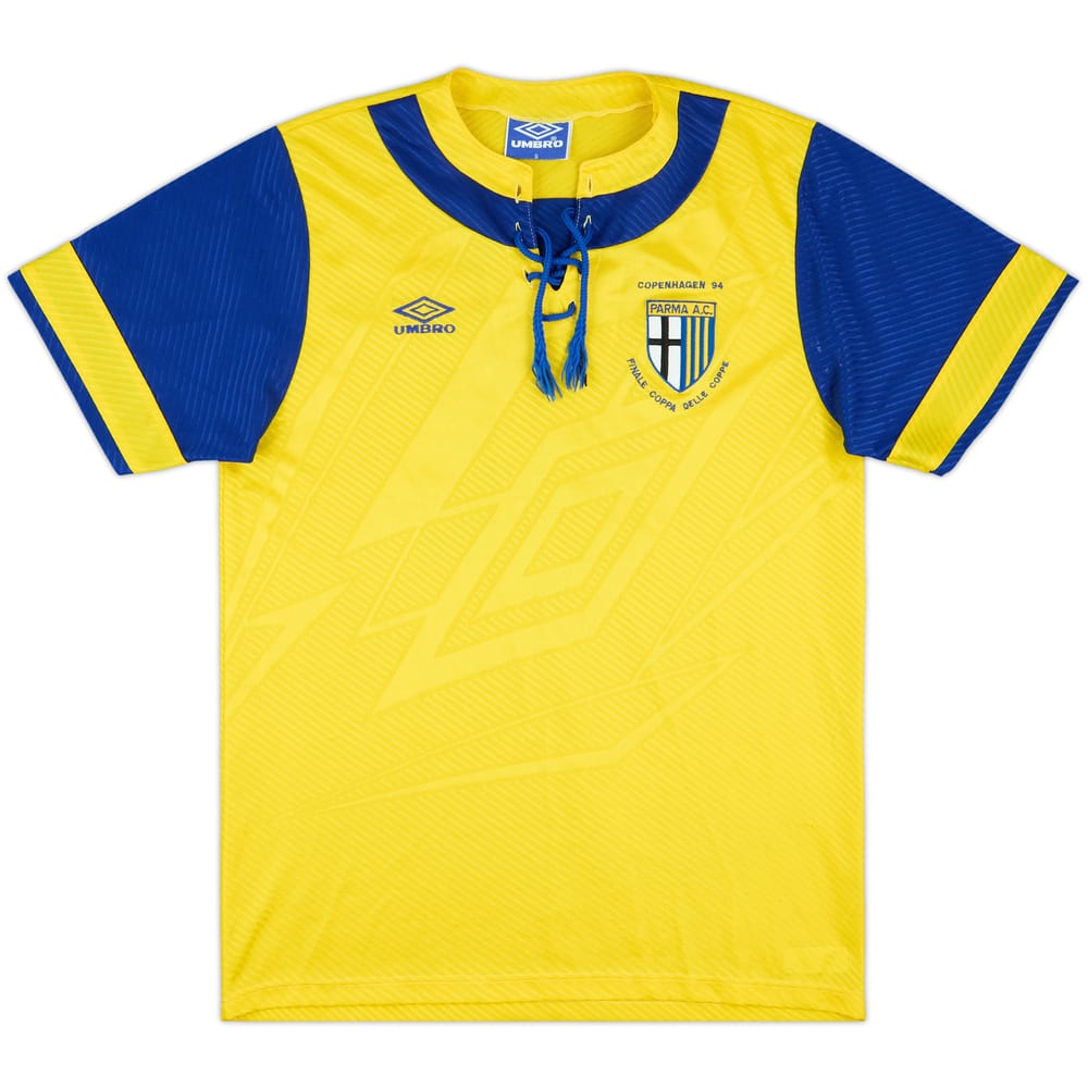 1993-94 Parma 'Finale Coppa delle Coppe FC Copenhagen 94' Away Shirt #11 - 8/10 - (S)