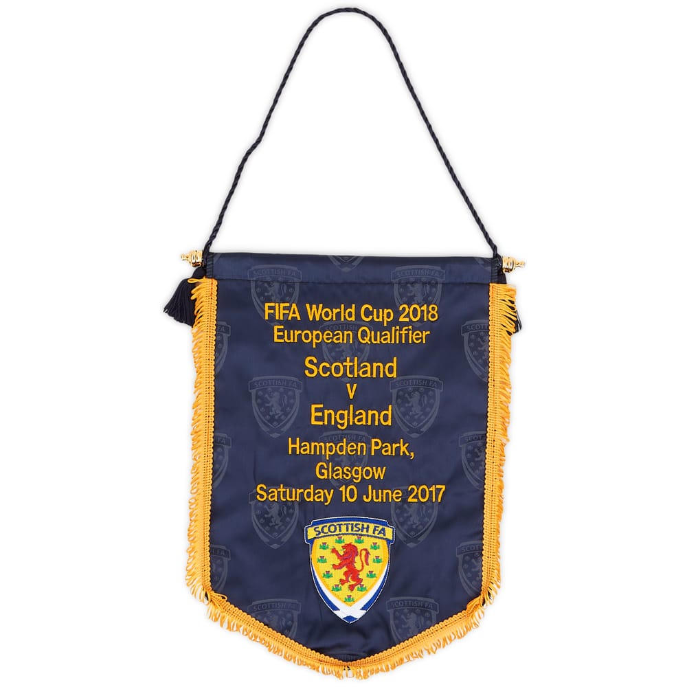 2017 Scotland Match Pennant World Cup 2018 Qualifier (v England)