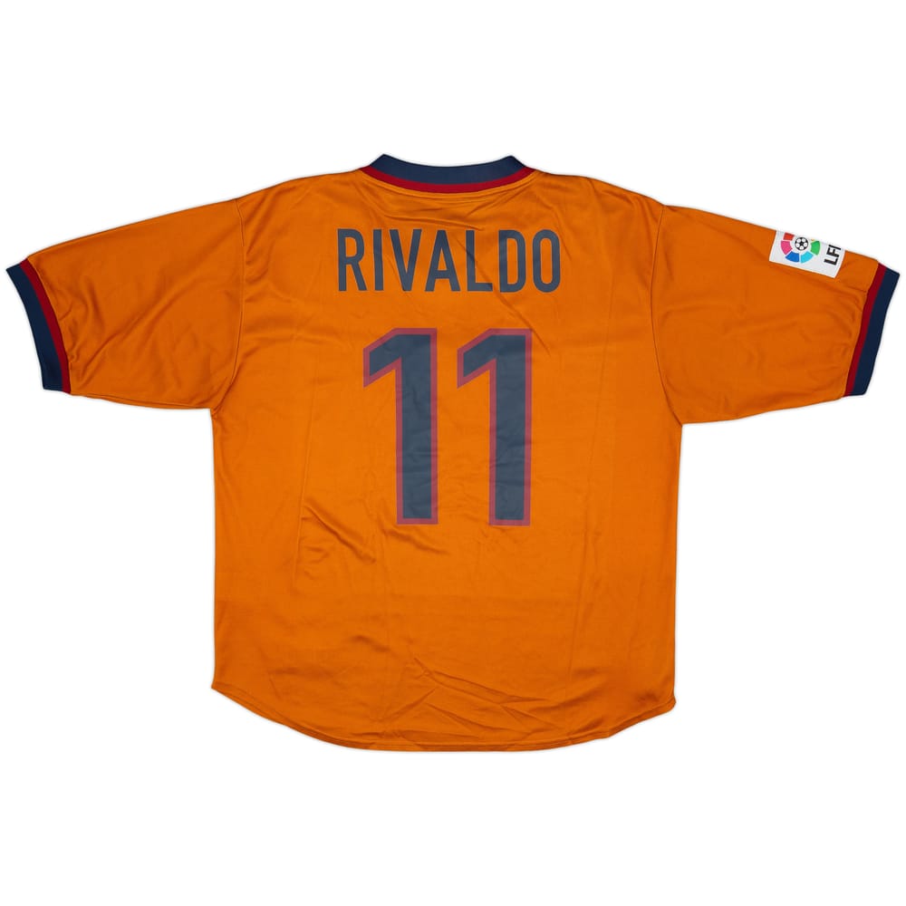 1998-00 Barcelona Third Shirt Rivaldo #11 - 8/10 - (L)
