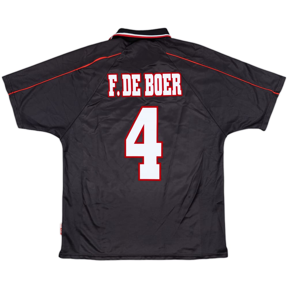 1998-99 Ajax Away Shirt F.De Boer #4 - 6/10 - (L)