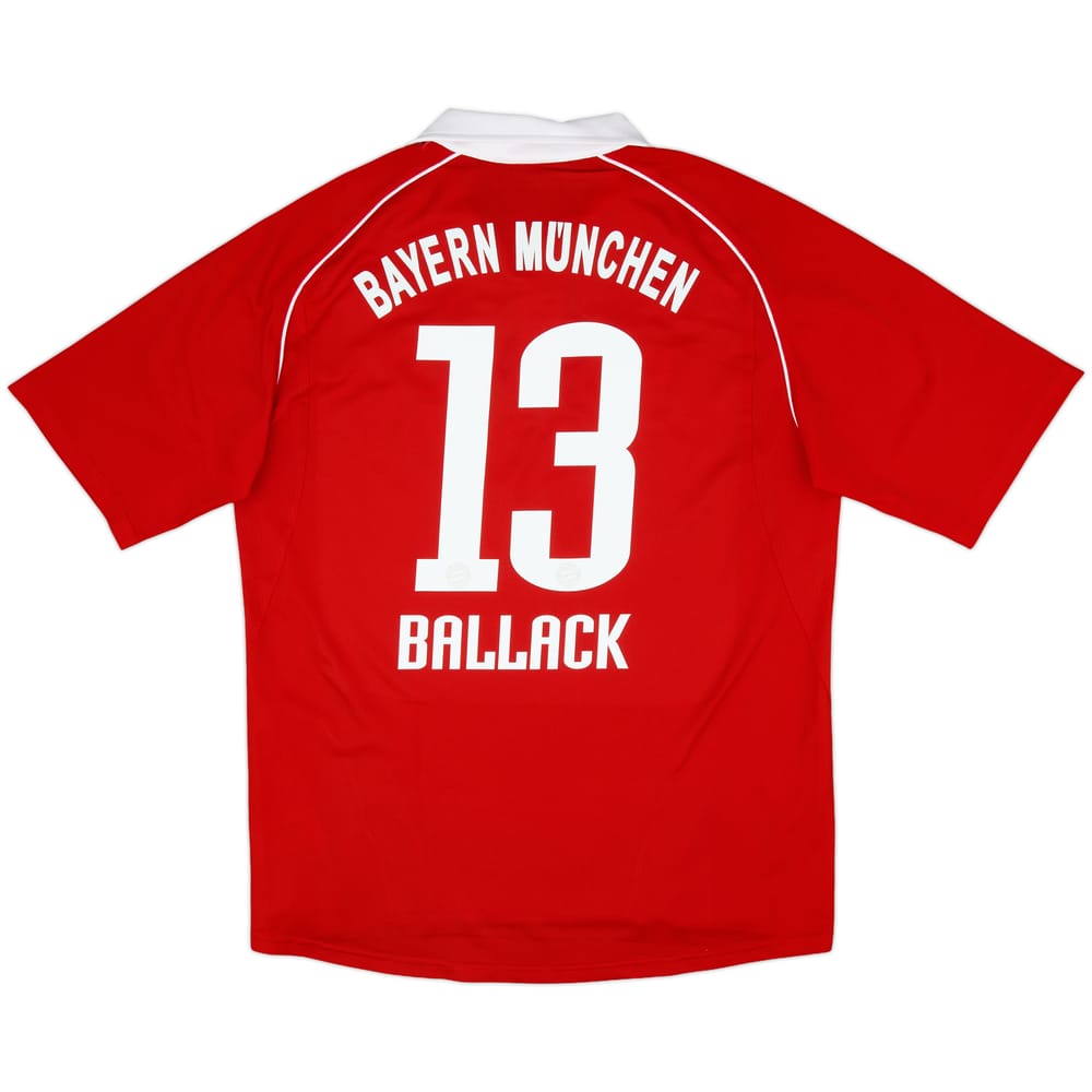 2005-06 Bayern Munich Home Shirt Ballack #13 - 6/10 - (L)