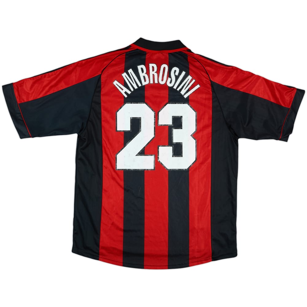1998-00 AC Milan Home Shirt Ambrosini #23 - 6/10 - (XL)