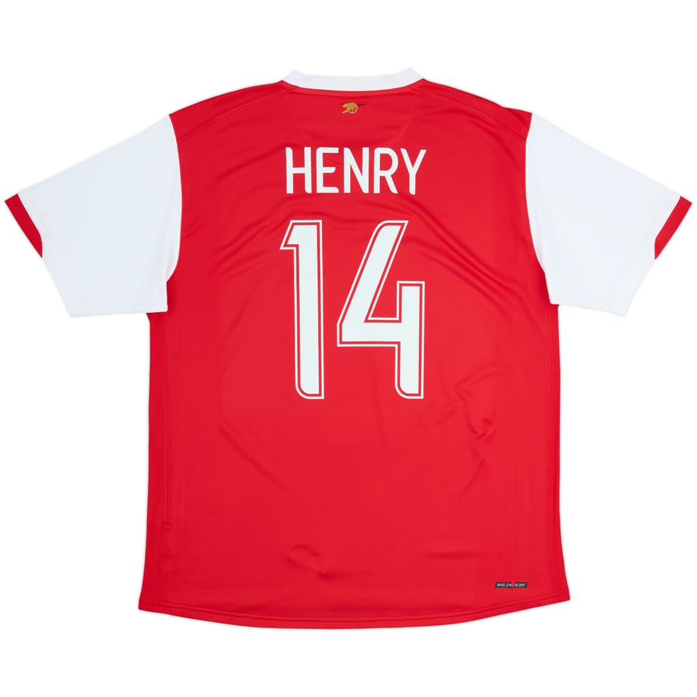 2006-08 Arsenal Home Shirt Henry #14 - 6/10 - (L)