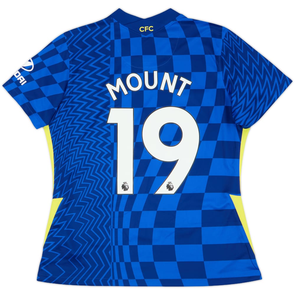 2021-22 Chelsea Home Shirt Mount #19 - 9/10 - (Women's XL)