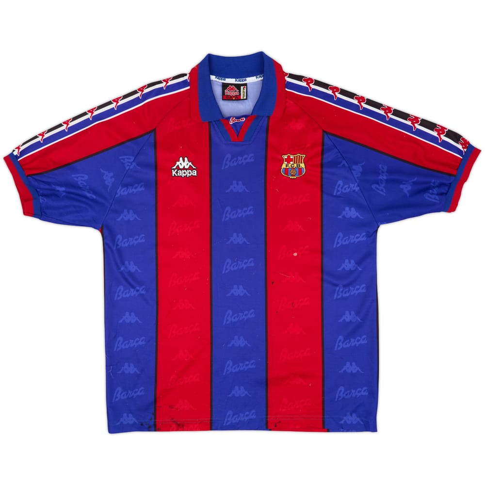 1995-97 Barcelona Home Shirt - 4/10 - (L)