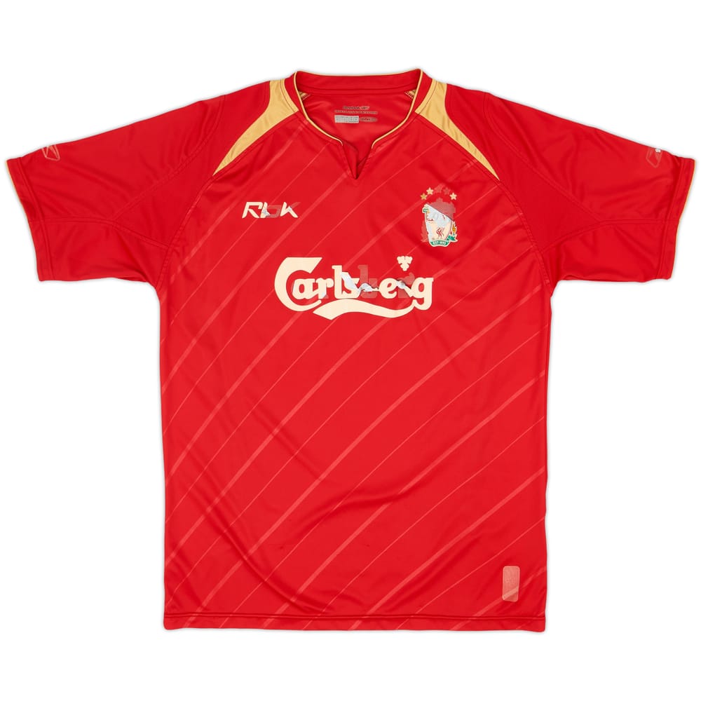 2005-06 Liverpool CL Home Shirt - 4/10 - (M)