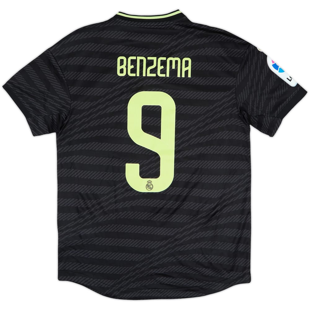 2022-23 Real Madrid Authentic Third Shirt Benzema #9 (M)