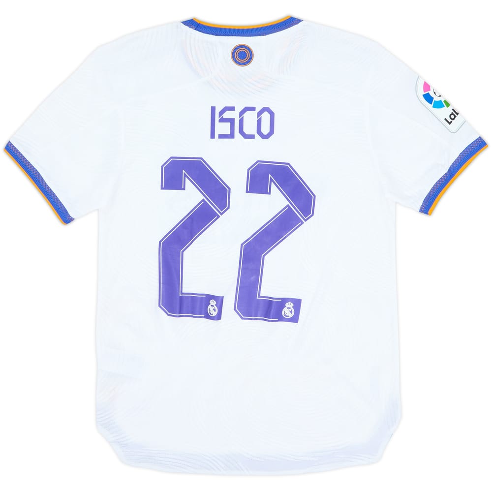 2021-22 Real Madrid Authentic Home Shirt Isco #22 (S)