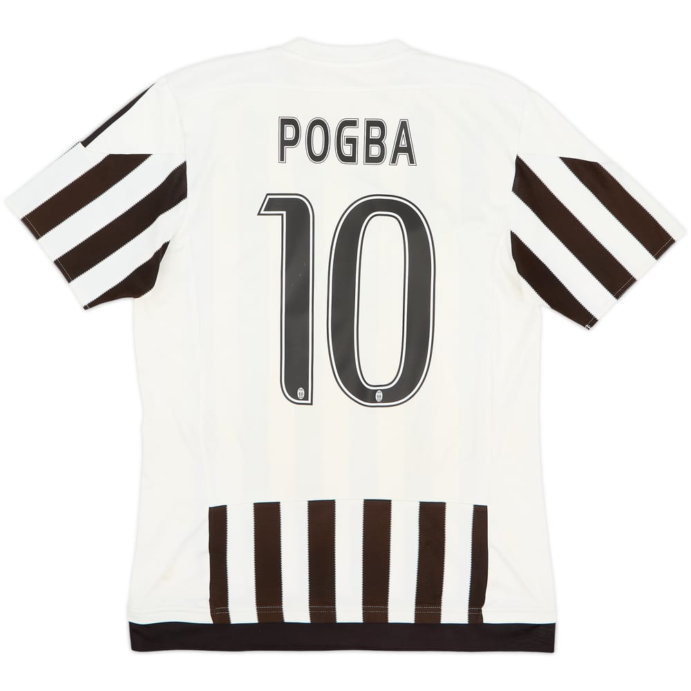 2015-16 Juventus Home Shirt Pogba #10 - 6/10 - (M)