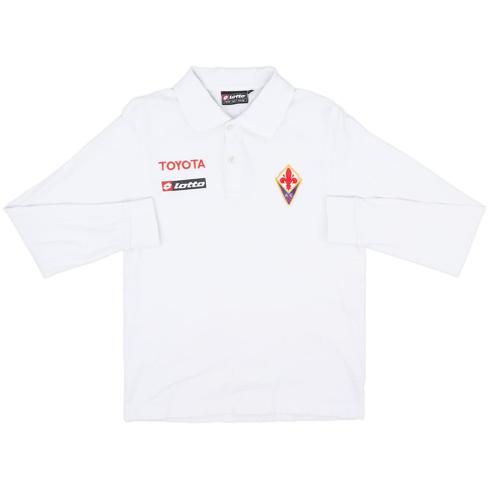 2005-06 Fiorentina Lotto L/S Polo Shirt - 7/10 - (S)