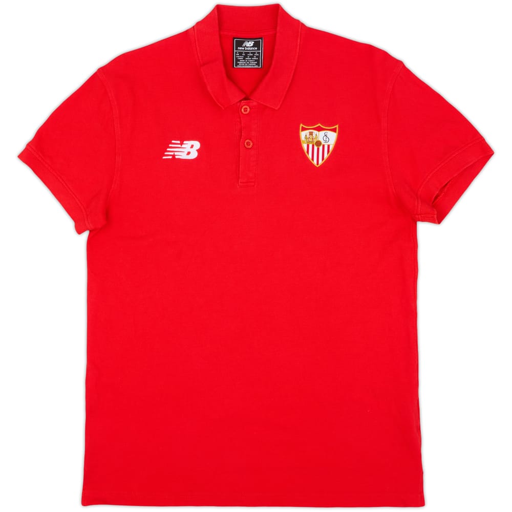 2015-16 Sevilla New Balance Polo Shirt - 6/10 - (S)