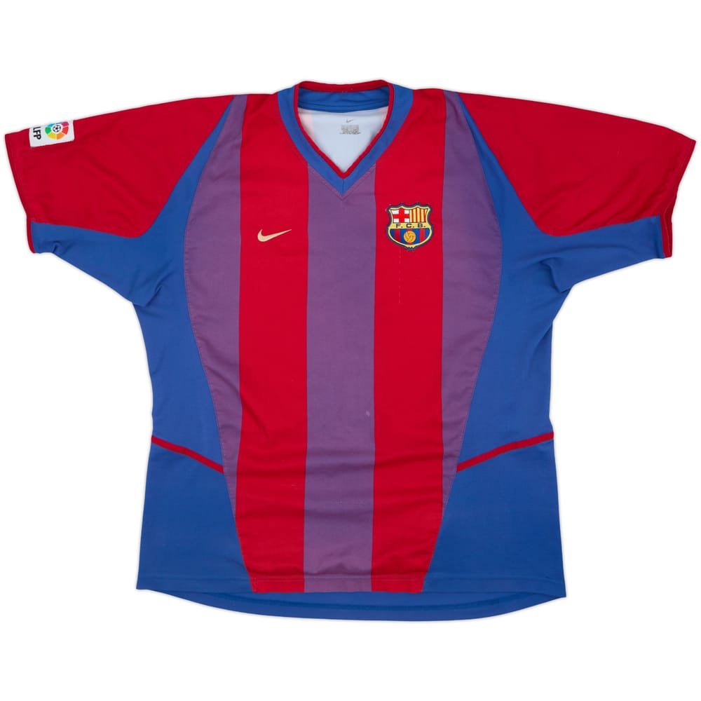 2002-03 Barcelona Home Shirt - 5/10 - (XXL)