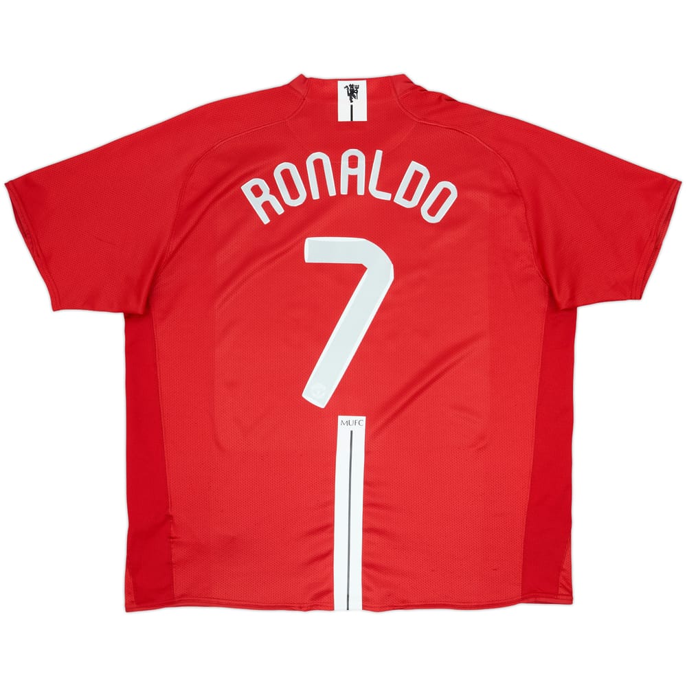 2007-09 Manchester United Home Shirt Ronaldo #7 - 6/10 - (XXL)