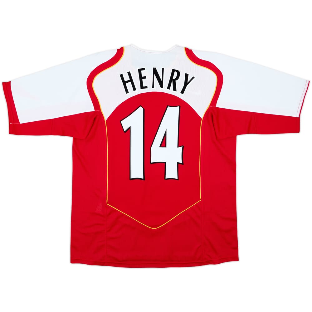 2004-05 Arsenal Home Shirt Henry #14 - 8/10 - (L)