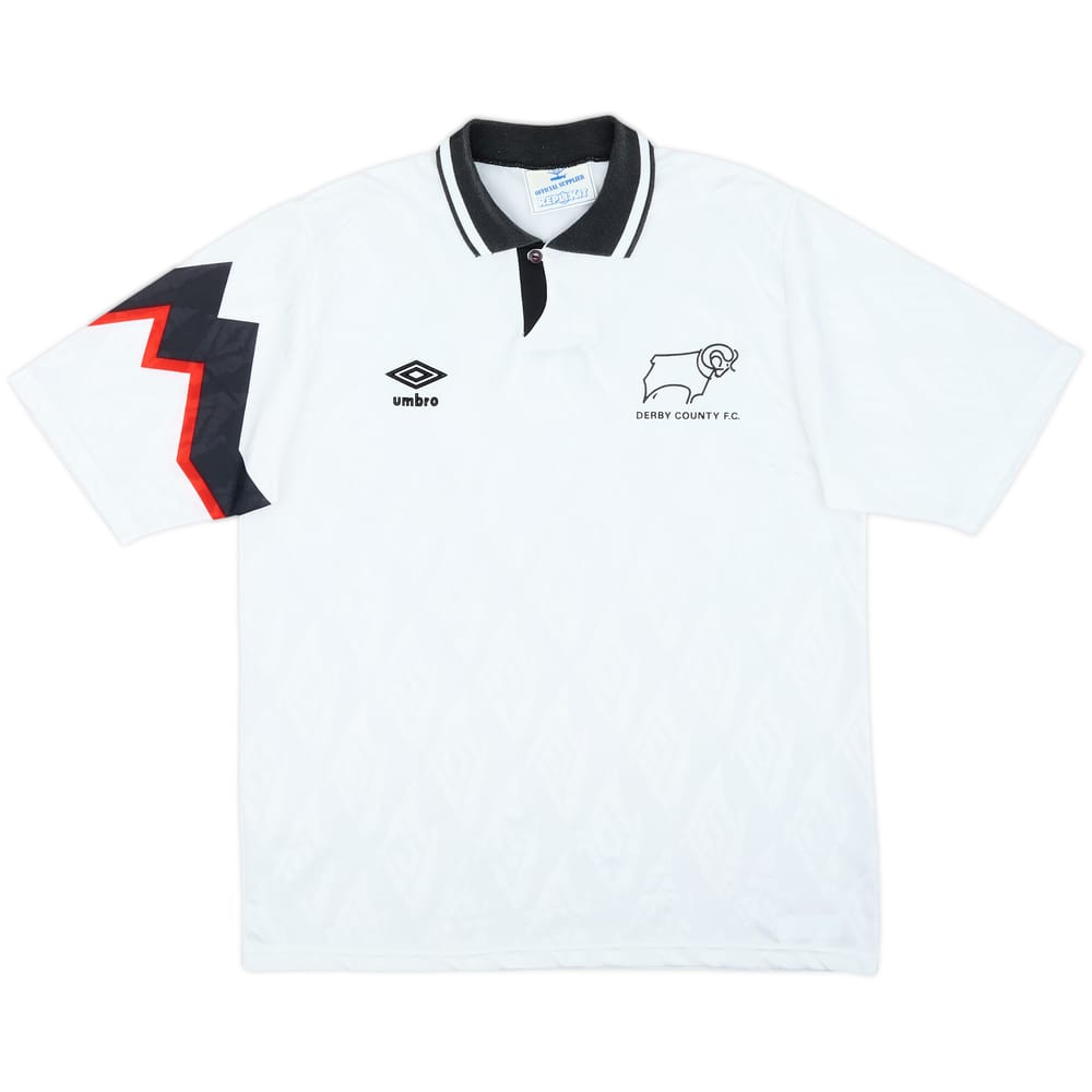 1991-93 Derby County Camiseta Local - 8/10 - (M)