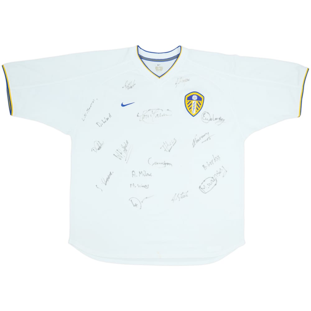 Camiseta de local firmada del Leeds United 2000-02 - 6/10 - (XL)