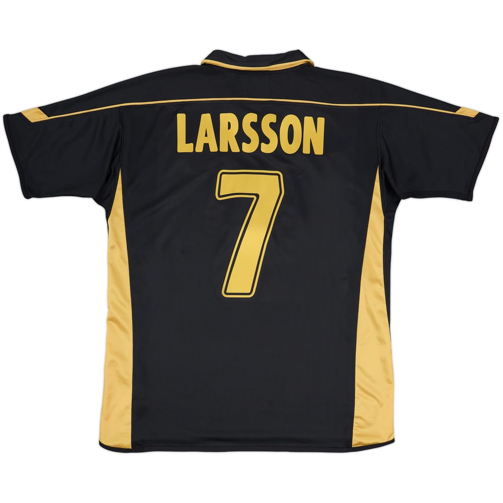 2003-04 Celtic Away Shirt Larsson #7 - 8/10 - (L)