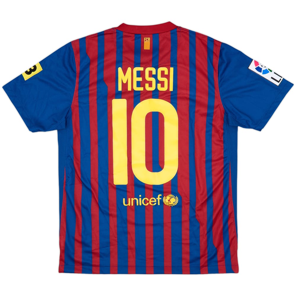 2011-12 Barcelona Home Shirt Messi #10 - 8/10 - (M)