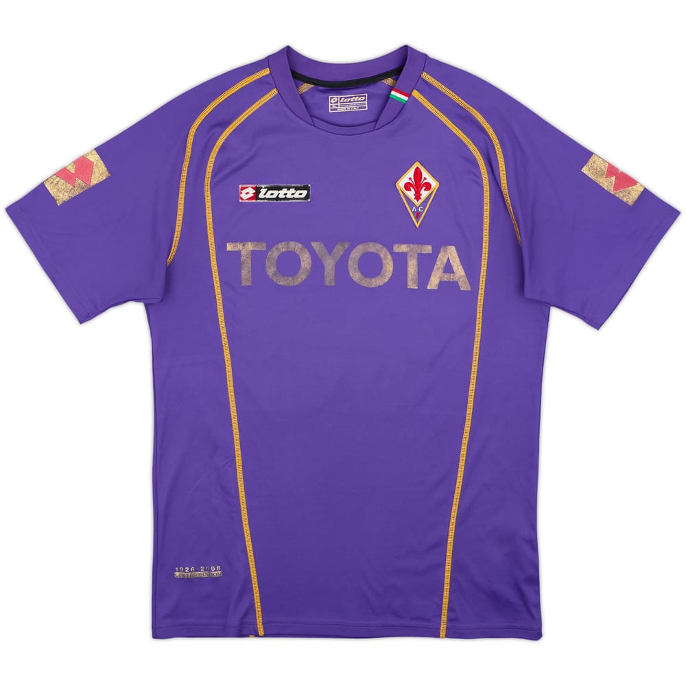 Camiseta de local de aniversario de la Fiorentina 2006-07 #80 - 4/10 - (XL)