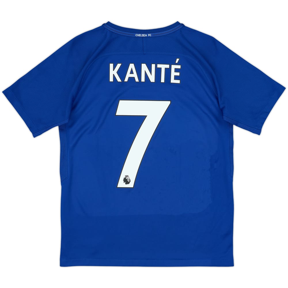 2017-18 Chelsea Home Shirt Kante #7 - 6/10 - (XL.Boys)