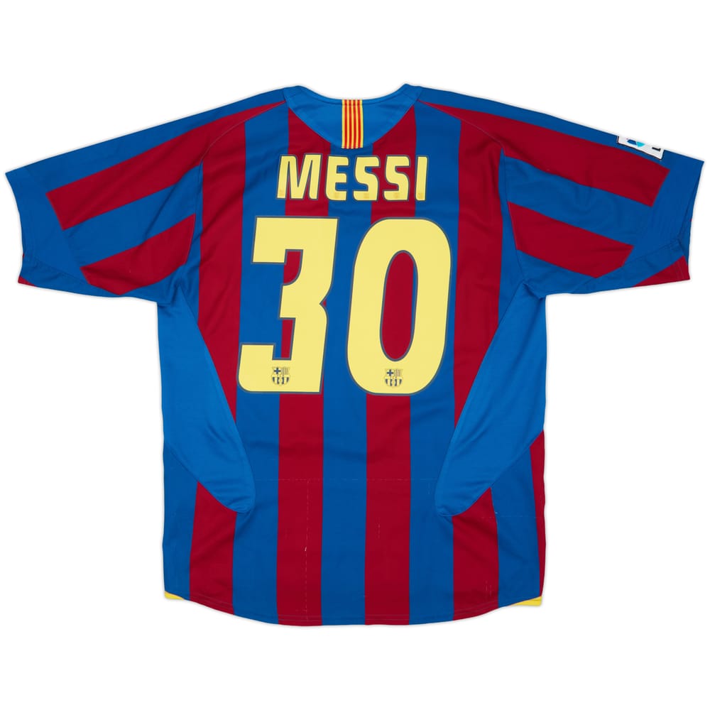 2005-06 Barcelona Home Shirt Messi #30 - 8/10 - (M)