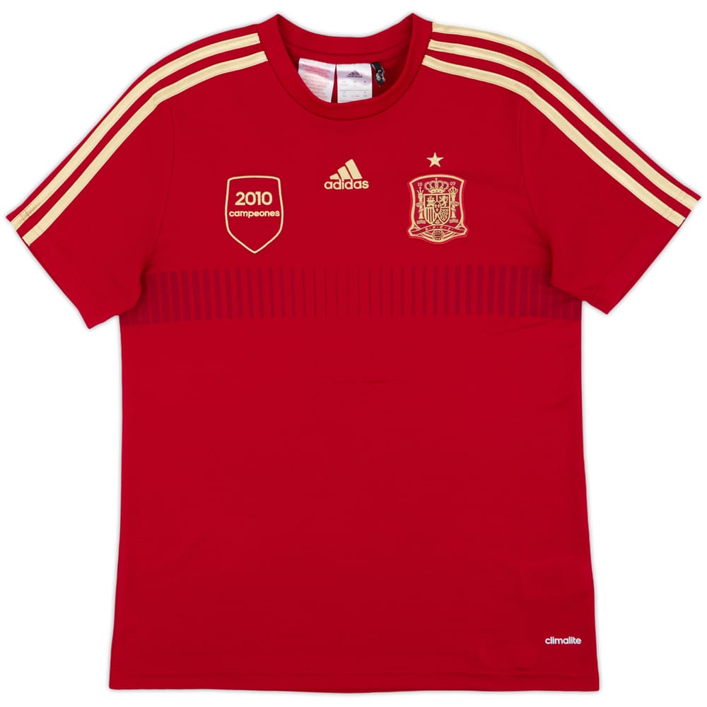 2013-14 Spain adidas Campeones Training Shirt - 7/10 - (L.Boys)