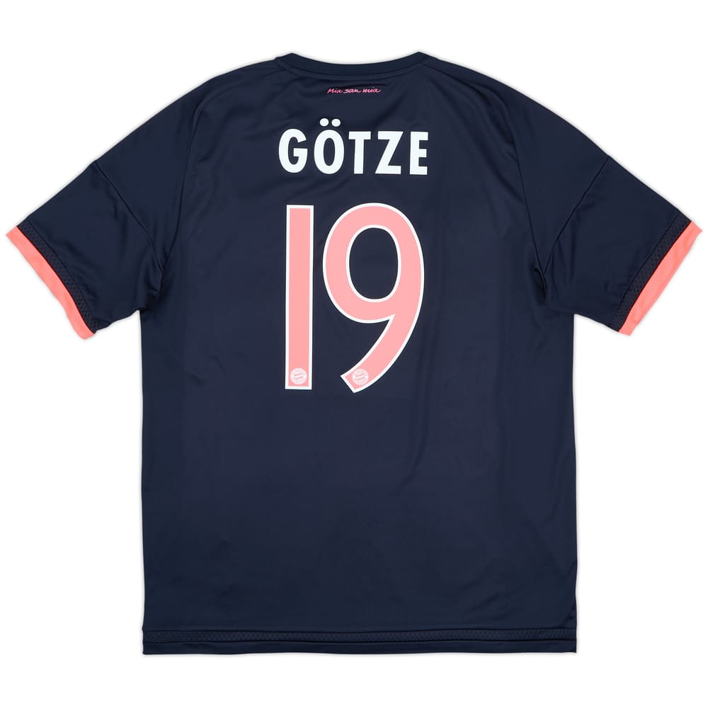 2015-16 Bayern Munich Third Shirt Gotze #19 - 8/10 - (L)