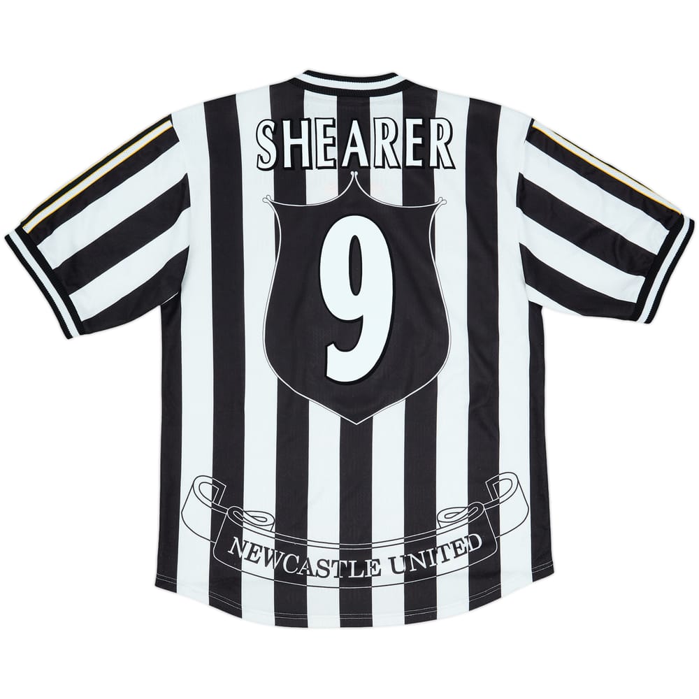 1997-99 Newcastle Home Shirt Shearer #9 - 6/10 - (L)