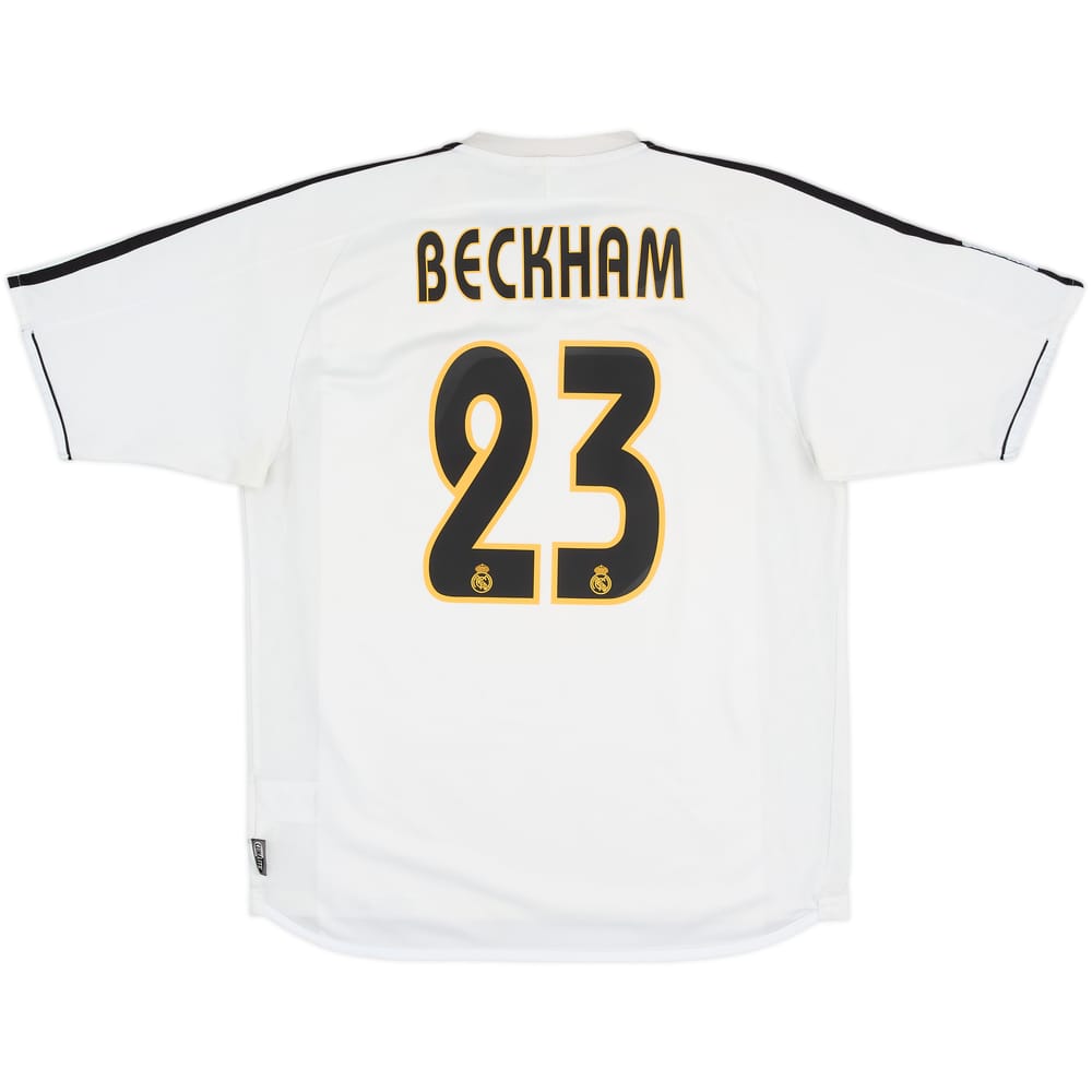2003-04 Real Madrid Home Shirt Beckham #23 - 6/10 - (M)