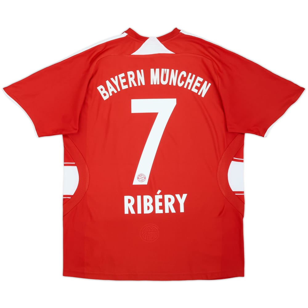 2007-08 Bayern Munich Home Shirt Ribery #7 - 6/10 - (XL.Boys)