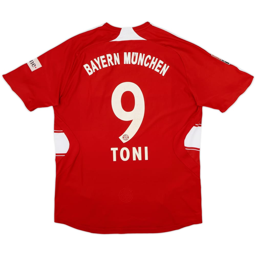 2007-08 Bayern Munich Home Shirt Toni #9 - 6/10 - (L)