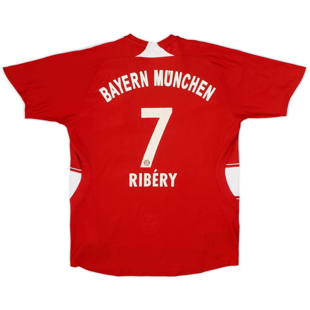 2007-08 Bayern Munich Home Shirt Ribery #7 - 4/10 - (L.Boys)